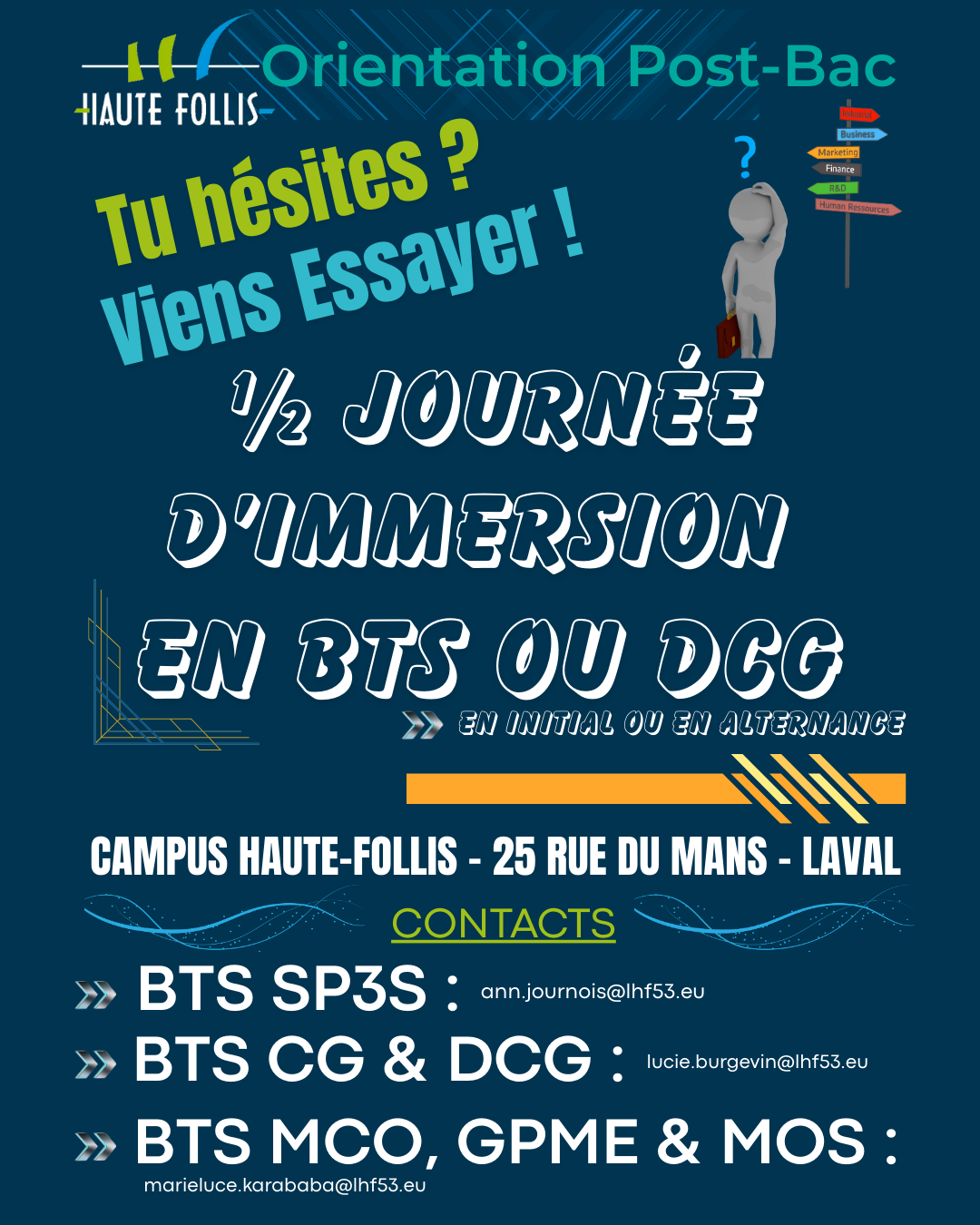 Affiche invitation pour immersion en BTS ou DCG Publication Instagram 45 1