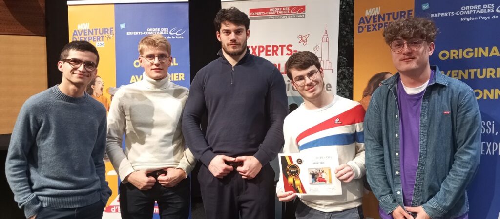 Résultat du Tournoi de Gestion Régional des 2ème année DCG 4 Podium