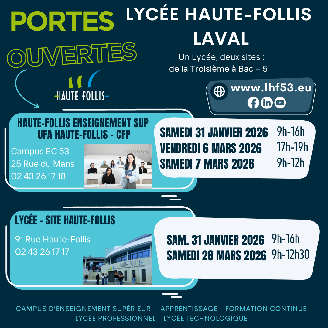 Rappel Portes ouvertes 2026 Insta et FB 1