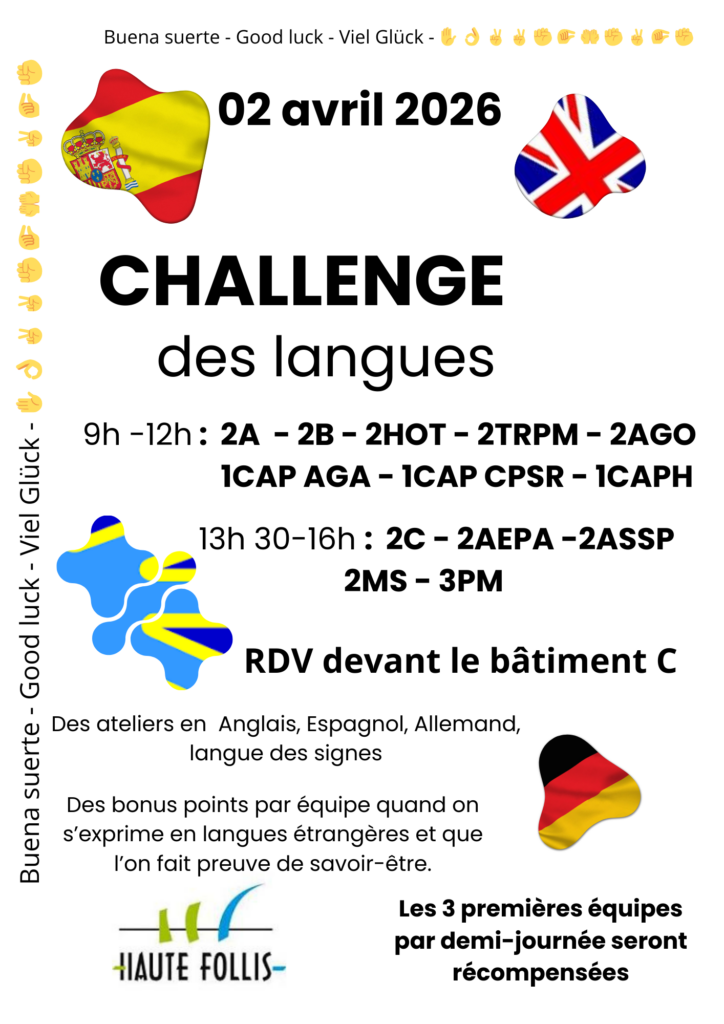 Réussite pour la 3ème édition du Challenge des Langues 1 telechargement 1