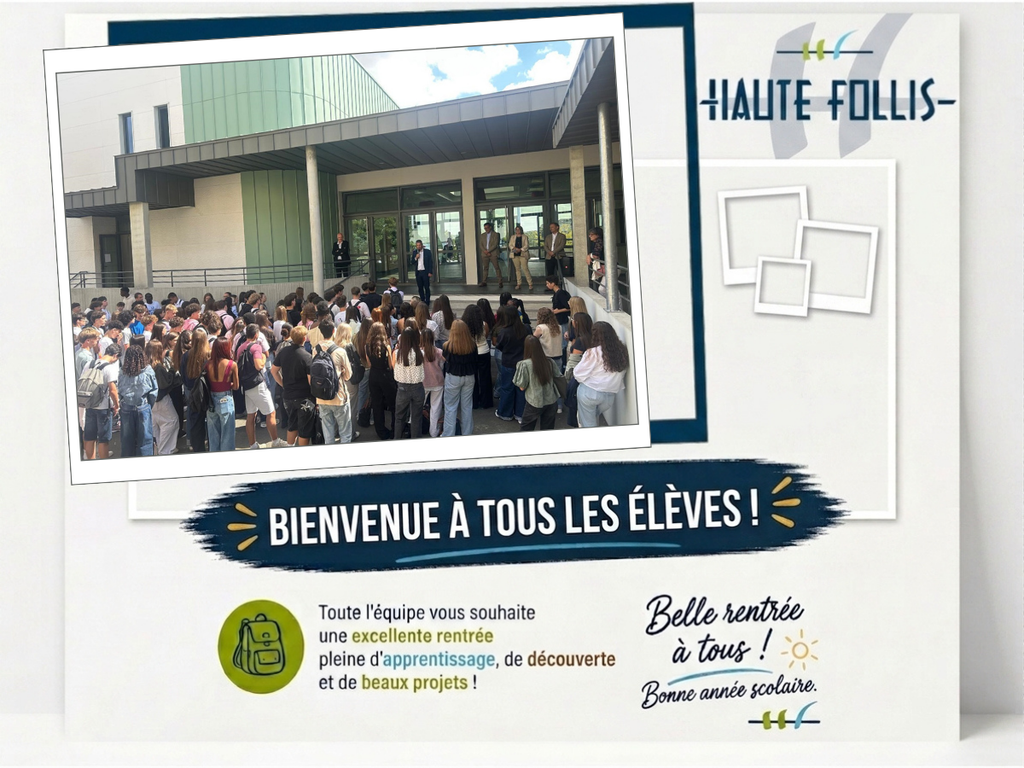 Une nouvelle année commence pour le lycée-campus Haute-Follis 18 10