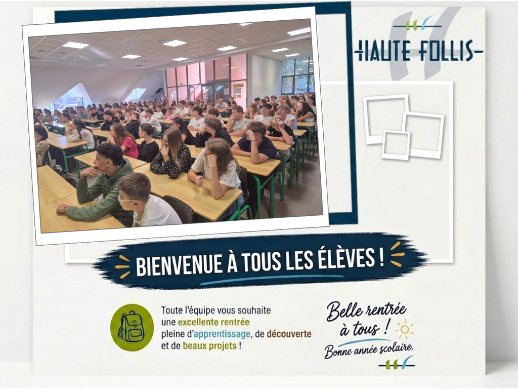 Une nouvelle année commence pour le lycée-campus Haute-Follis 16 8